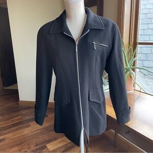 Vintage MDP Mario De Pinto Wool Blend Pea Coat Style Jacket